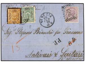 ALBANIA. 1872. Cover ex the Bianchi ... 