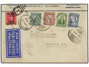 COLOMBIA. Sc.C56/57. 1931. ARMENIA a NEW ... 