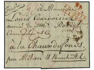AUSTRIA. 1810. Entire letter from Trieste to ... 