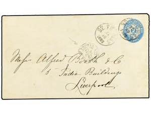 ANTILLAS DANESAS. 1883 (Oct 27). 2c. blue ... 