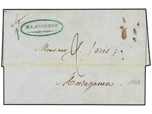 ARGELIA. 1847 (Sept 14). Entire letter from ... 