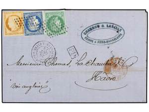 GUADALUPE. 1872 (Oct 26). Cover from Pointe ... 