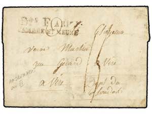 ALEMANIA. 1796. ANDERNACH to FRANCE. Entire ... 