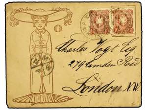 ALEMANIA. 1879 (Jan 9). Printed envelope ... 