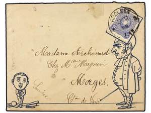 ALEMANIA. 1888 (Nov 11). Printed envelope ... 