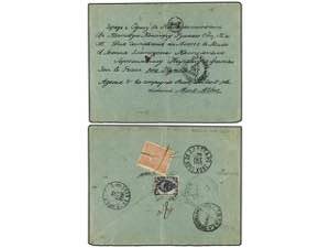 TURQUIA. 1893. Cover sent from RUSSIA to ... 