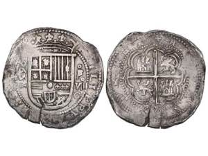  Philip II - 8 Reales. 1590. GRANADA. F. ... 