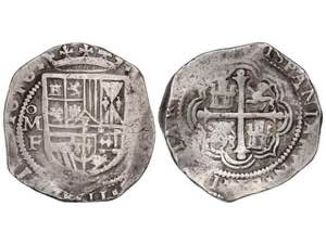  Philip III - 8 Reales. 1610/9. MÉXICO. F. ... 