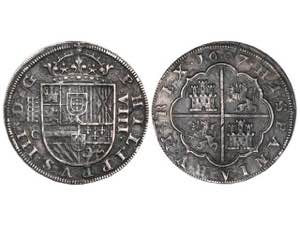  Philip III - 8 Reales. 1607. SEGOVIA. C. ... 