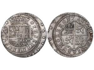  Philip V - 8 Reales. 1711. MADRID. J. 26,15 ... 