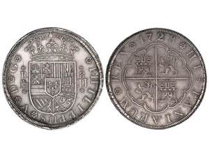  Philip V - 8 Reales. 1728. MADRID. J.J. ... 