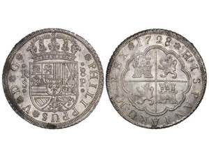  Philip V - 8 Reales. 1728. SEVILLA. P. ... 