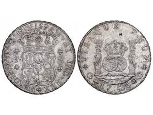  Ferdinand VI - 8 Reales. 1755. GUATEMALA. ... 