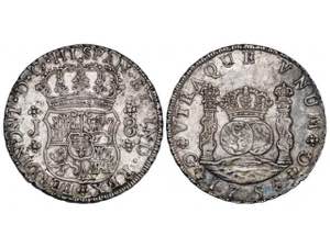  Ferdinand VI - 8 Reales. 1756. GUATEMALA. ... 