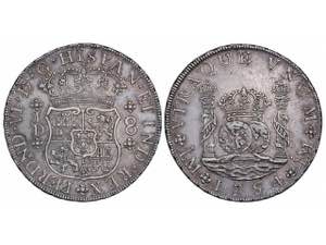  Ferdinand VI - 8 Reales. 1754. LIMA. J.D. ... 