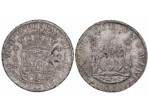  Ferdinand VI - 8 Reales. 1759. LIMA. J.M. ... 