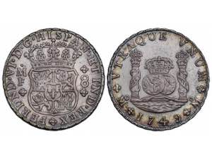  Ferdinand VI - 8 Reales. 1749. MÉXICO. ... 