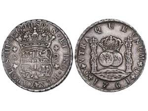  Charles III - 8 Reales. 1761. GUATEMALA. P. ... 