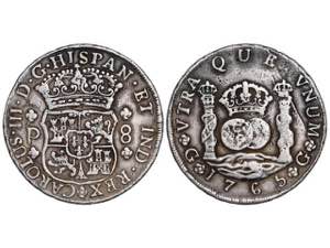  Charles III - 8 Reales. 1765. GUATEMALA. P. ... 