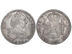  Charles III - 8 Reales. 1778. GUATEMALA. P. ... 