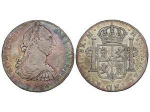  Charles III - 8 Reales. 1786. GUATEMALA. M. ... 