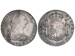  Charles III - 8 Reales. 1787. ... 