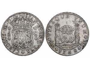  Charles III - 8 Reales. 1768. LIMA. J.M. ... 