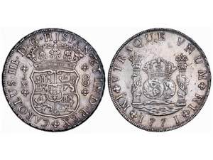  Charles III - 8 Reales. 1771. LIMA. J.M. ... 