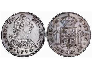  Charles III - 8 Reales. 1774. LIMA. J.M. ... 
