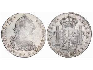 Charles IV - 8 Reales. 1789. GUATEMALA. M. ... 