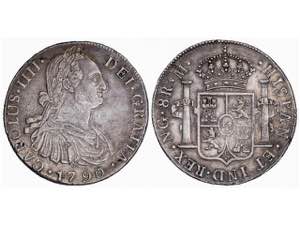  Charles IV - 8 Reales. 1790. GUATEMALA. M. ... 