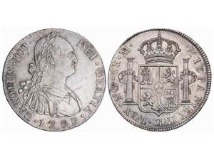  Charles IV - 8 Reales. 1799. GUATEMALA. M. ... 
