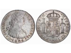  Charles IV - 8 Reales. 1804. GUATEMALA. M. ... 