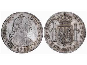  Charles IV - 8 Reales. 1789. LIMA. I.J. ... 