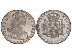  Charles IV - 8 Reales. 1795. LIMA. I.J. ... 