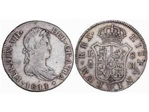  Ferdinand VII - 8 Reales. 1811. CÁDIZ. ... 