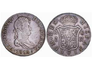  Ferdinand VII - 8 Reales. 1812. CÁDIZ. ... 