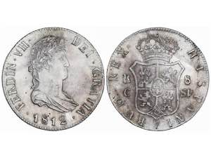  Ferdinand VII - 8 Reales. 1812. CATALUNYA ... 