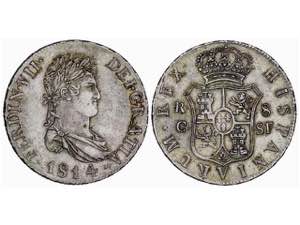  Ferdinand VII - 8 Reales. 1814. CATALUNYA ... 
