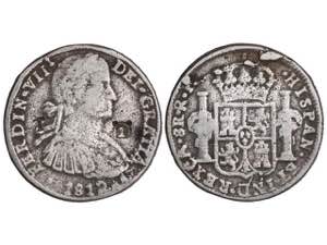  Ferdinand VII - 8 Reales. 1812. CHIHUAHUA. ... 