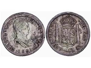  Ferdinand VII - 8 Reales. 1821. CHIHUAHUA. ... 