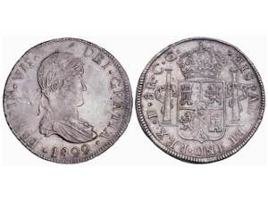  Ferdinand VII - 8 Reales. 1822. DURANGO. ... 
