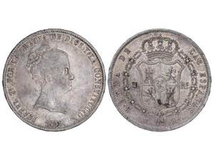 Elizabeth II - 20 Reales. 1839. MADRID. C.L. ... 