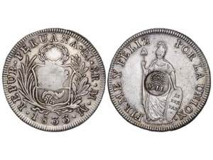 Elizabeth II - 1 Peso. 1833. MANILA. 26,72 ... 