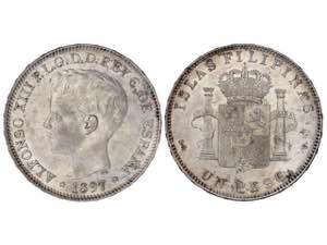  Alfonso XIII - 1 Peso. 1897. MANILA. ... 
