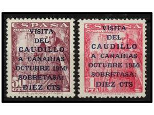 ESPAÑA. Ed.1083A/B. CANARIAS CORREO. I ... 