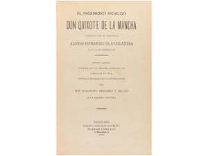 1905. LIBRO: (CERVANTINA). FERNANDEZ DE ... 