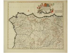 1690 ca. MAPA: (GALICIA-BIZCAIA). WIT, F. ... 