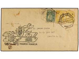 MACAO. 1926. MACAO to MANILA. FIRST FLIGHT ... 