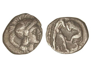 GREEK COINS - Dióbolo. 302-281 a.C. ... 